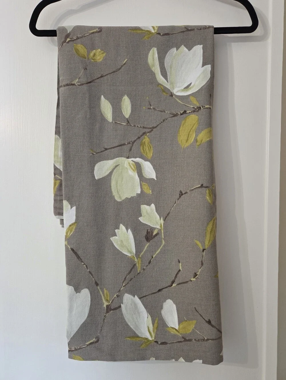 100% Cotton Curtains, Sayuri Magnolia Floral 46